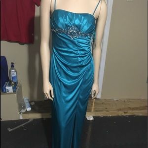 Turquoise formal dress